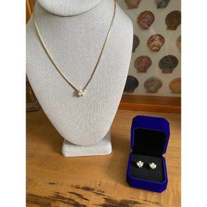 Vintage CHRISTIAN DIOR necklace and earring set | Gift for Wife | Birthday Gift